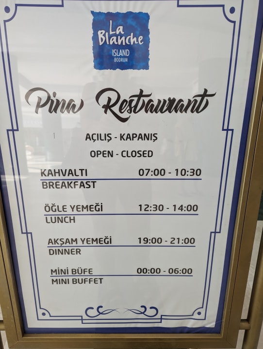 Gastro La Blanche Island Bodrum