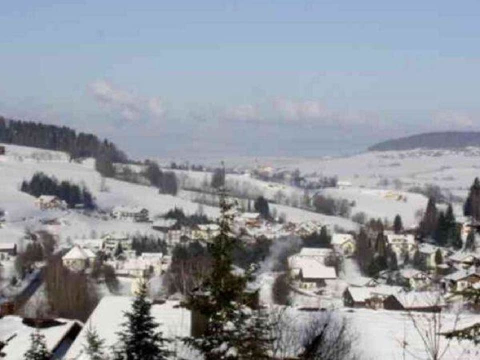 Talblick im Winter Hotel Zur Schönen Aussicht