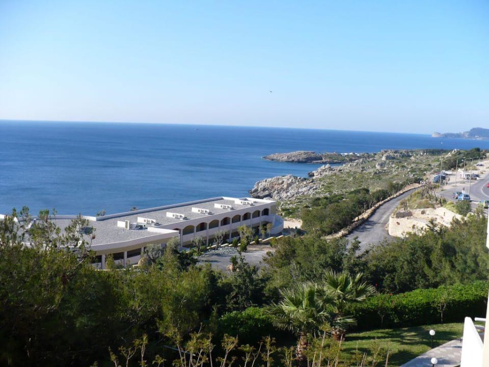 Blick auf die Hotelanlage Hotel Kalithea Mare Palace