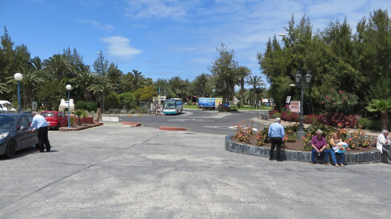 In direkter Nähe die Bushaltestelle SBH Fuerteventura Playa