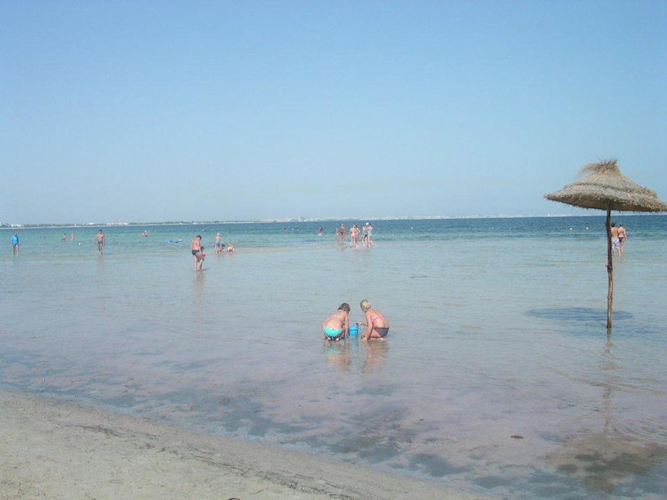 Flacher Sandstrand Hotel Rosa Beach