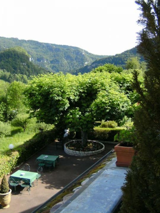 Ausblick unseres Zimmers Hotel Taillard