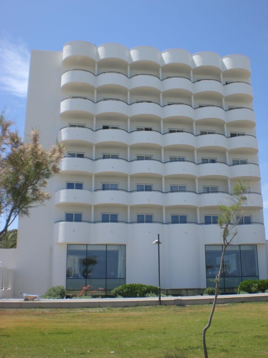 Vom Strand aus Hipotels Hipocampo Playa