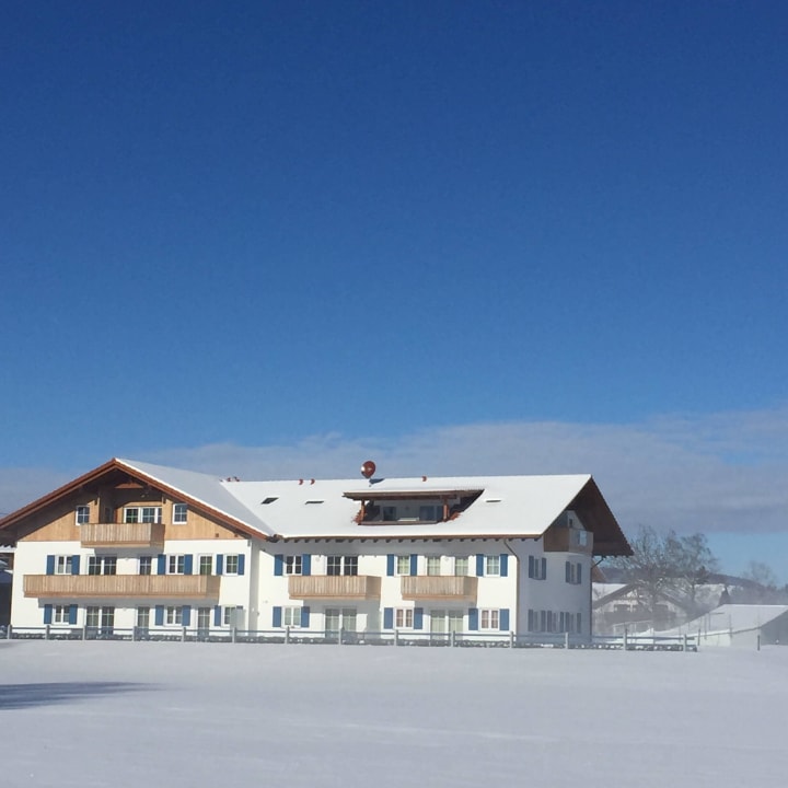 Lage vom Haus direkt an der Loipe Alpenglück de Luxe Ferienwohnung am Forggensee