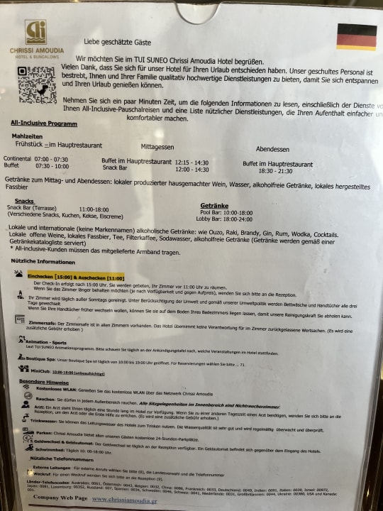 Sonstiges TUI SUNEO Chrissi Amoudia