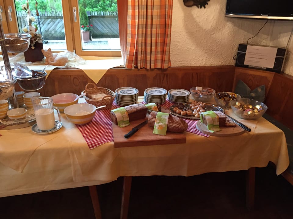 Frühstück  Gasthof Pension Säuling