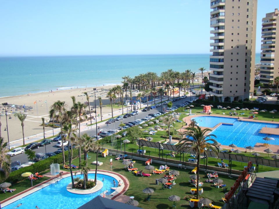 View from hotel room with lateral sea view Sol Príncipe