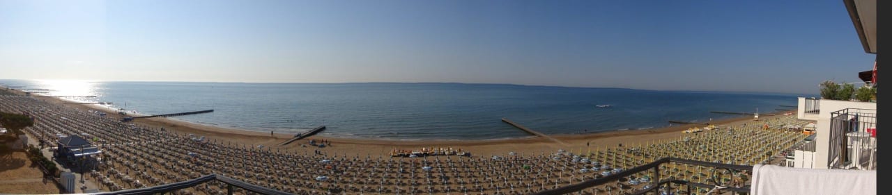 Blick vom 4° Stock Hotel Manila