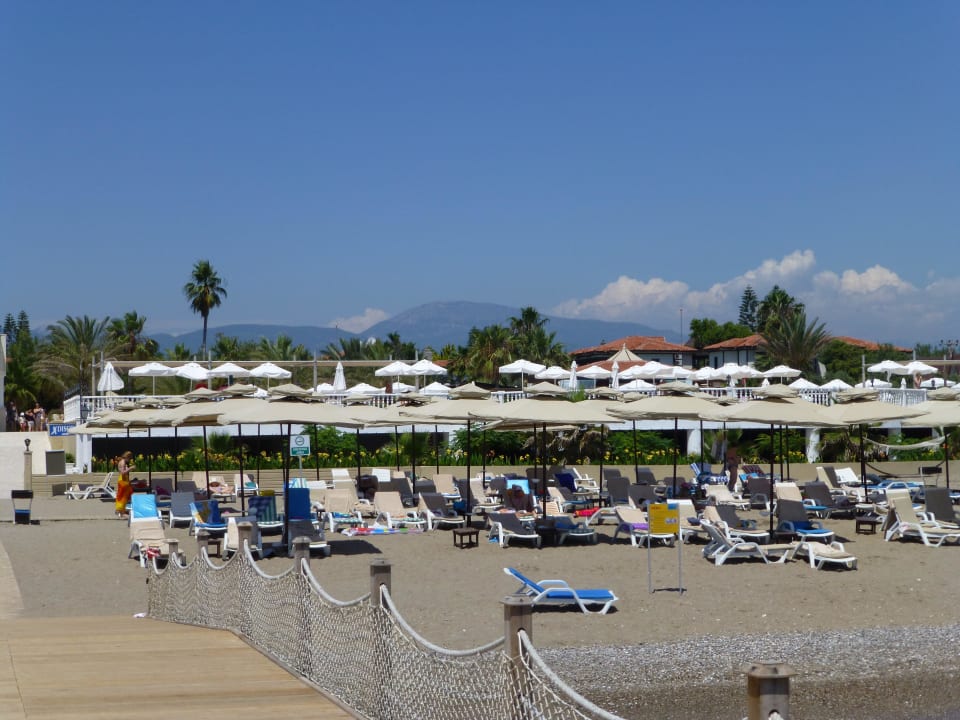 Vue ponton sur plage  Hotel Club Nena