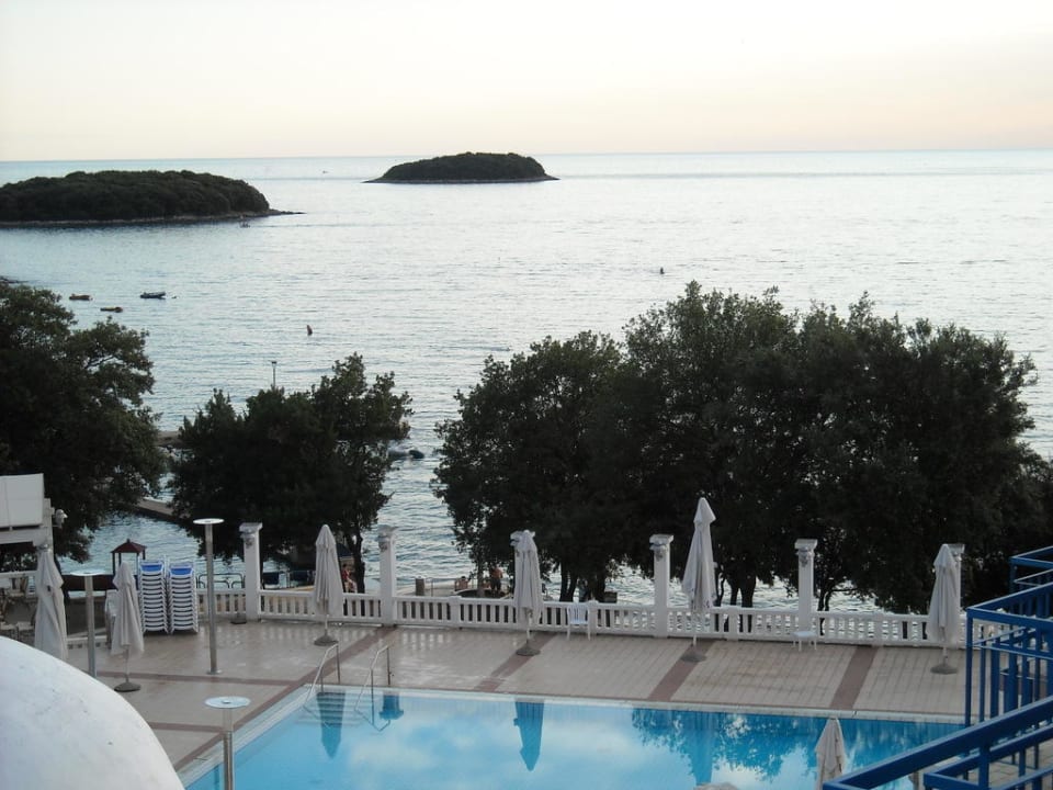 Blick vom Zimmer Maistra Select Funtana All Inclusive Resort