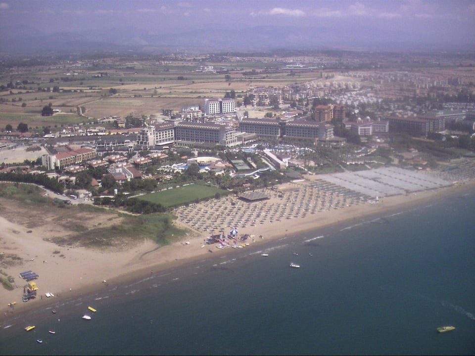 Super Ausblick von oben  Sunis Kumköy Beach Resort Hotel & Spa