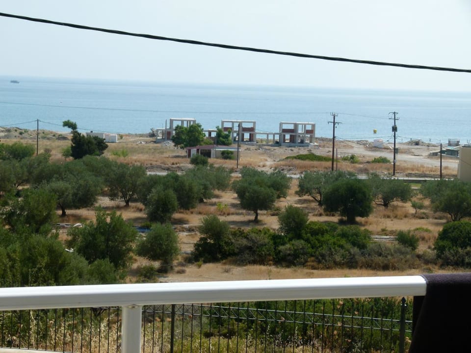 Ausblick auf den Strand von Zimmer 264 Atlantica Mikri Poli Rhodes