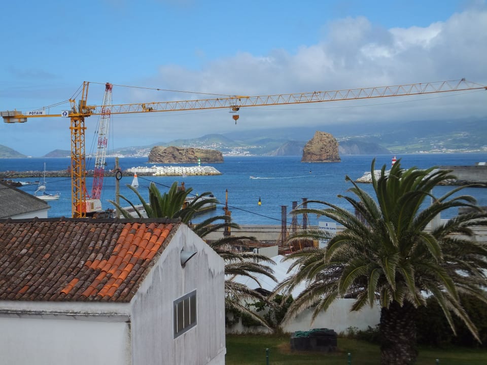 Eingeschränkter Blick - Bauarbeiten am Hafen Hotel Caravelas