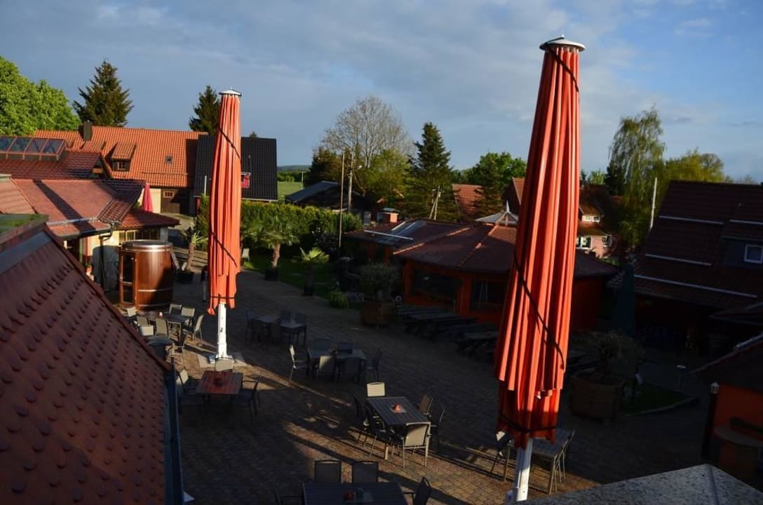 Auf den Innenhof Gasthof Brauner Hirsch