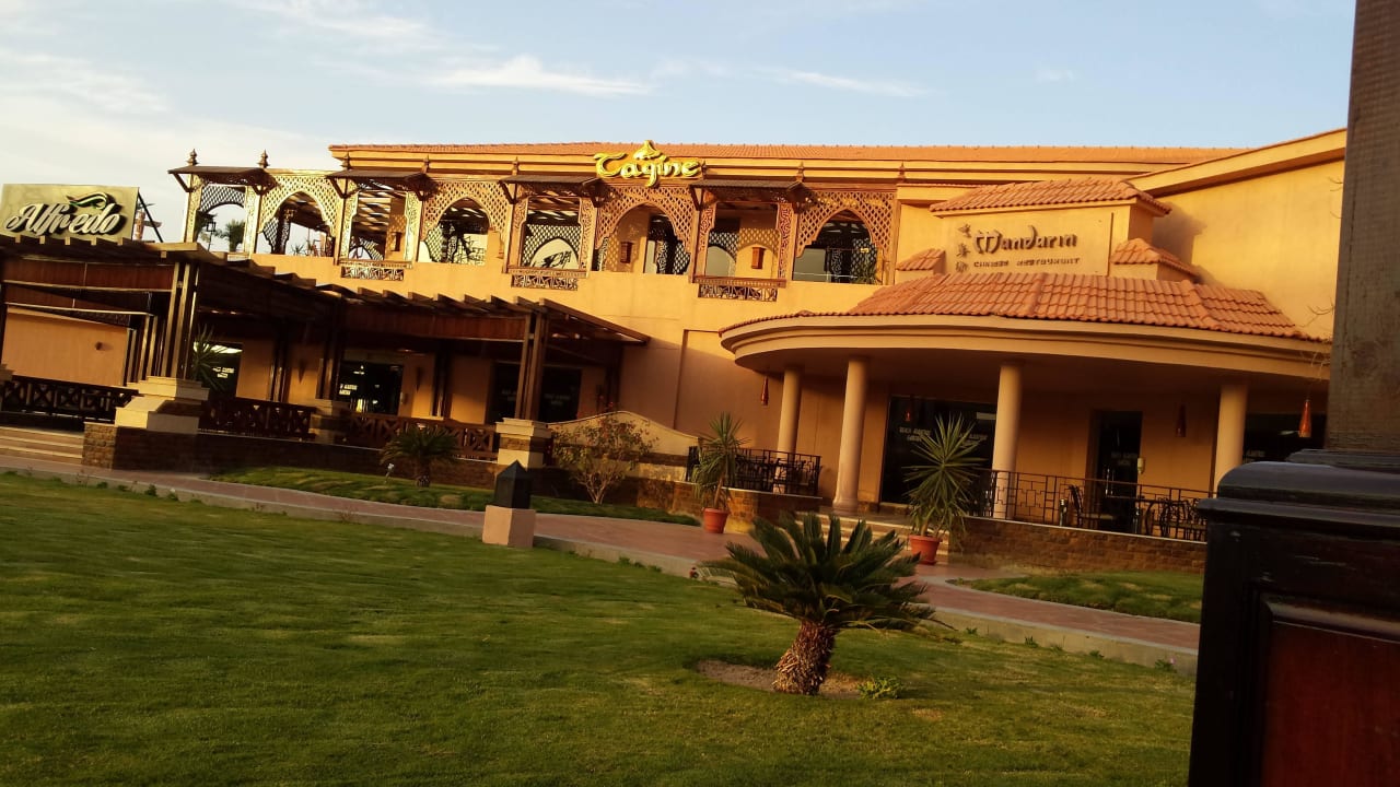 Restaurant aussen Pickalbatros Aqua Park Resort - Hurghada