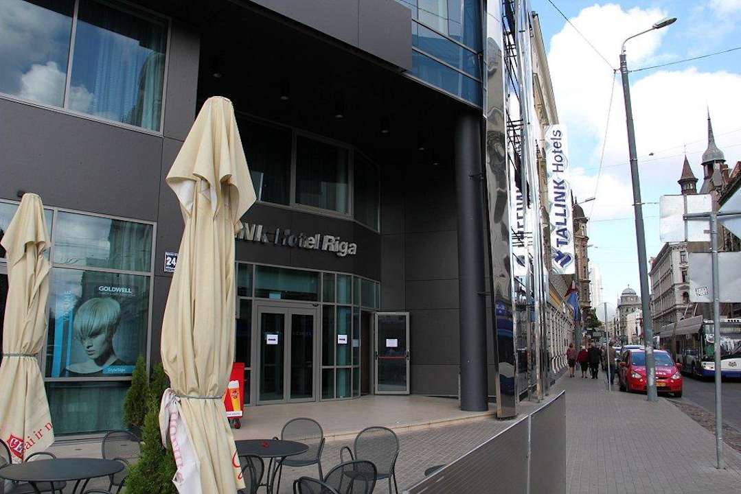Eingang Hotel Tallink Riga
