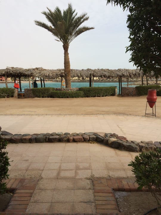 Von der Terrasse Zimmer D 107 Arabella Azur Resort