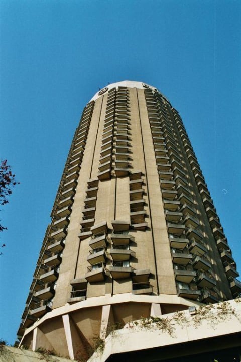 Hotel von der Terrasse des Restaurant aus Hotel Sheraton El Gezirah