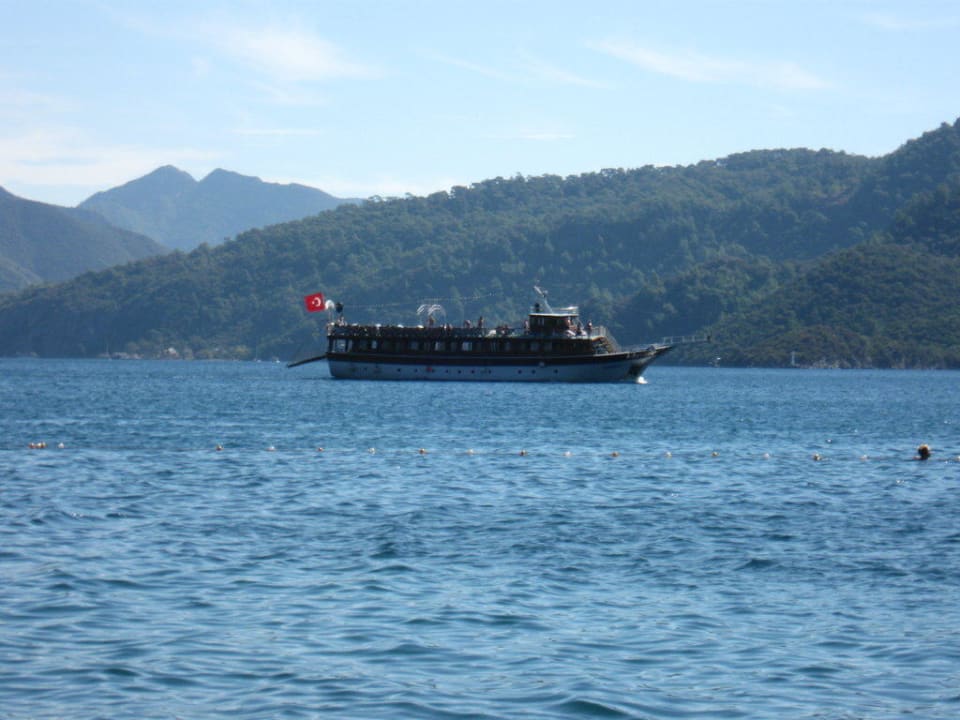 Вид из пирса отеля Grand Yazici Club Marmaris Palace