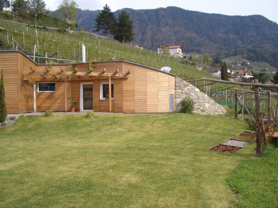 Aussenansicht Sauna Schenna Resort - Hotel Mitterplatt