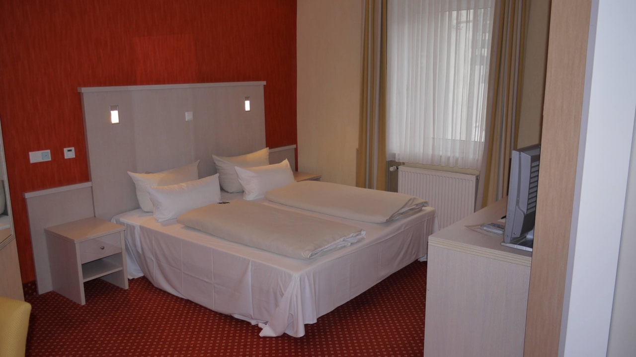 Das bequeme Doppelbett Hotel Stadt Kappeln