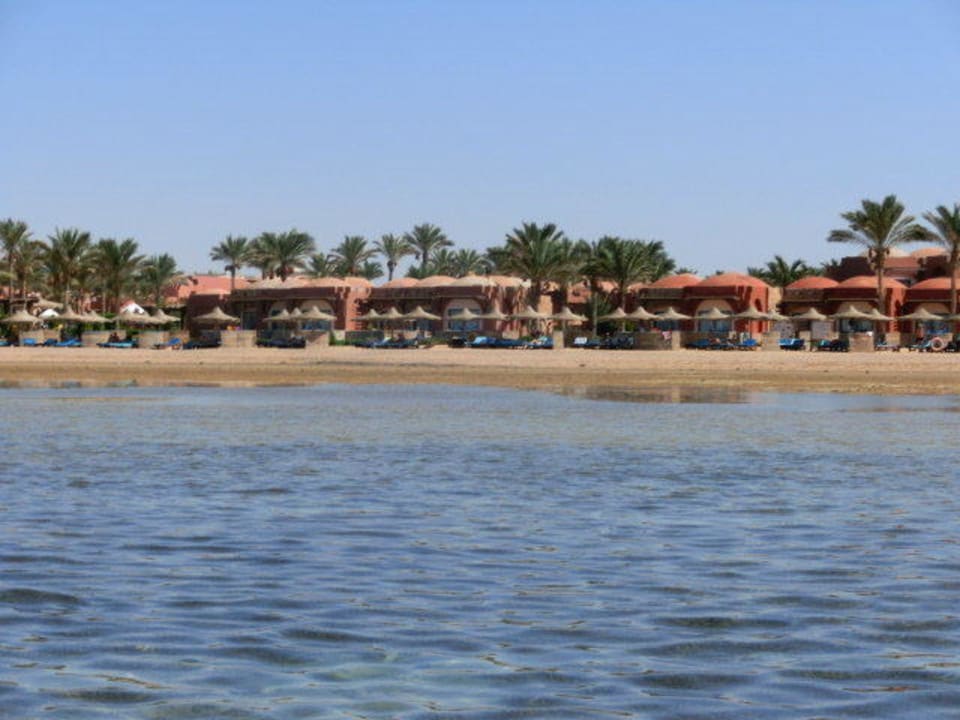 Ausblick vom Wasser Swisstouch Oriental Resort Marsa Alam