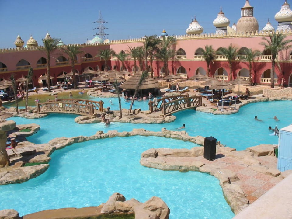 Hauptpool Pickalbatros Alf Leila Wa Leila Resort - Neverland Hurghada
