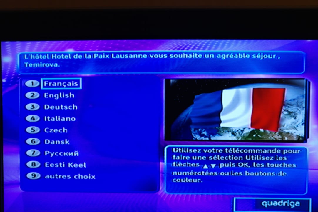 Вот так вот меня приветствовали Hotel De la Paix Lausanne