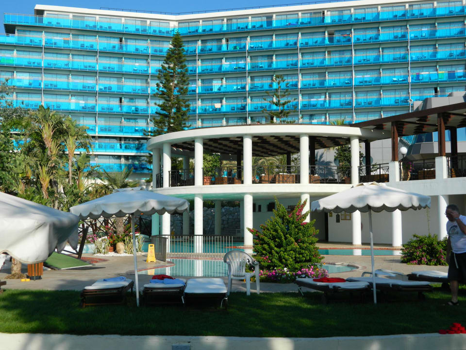 Vue du bar piscine Hotel Calypso Beach
