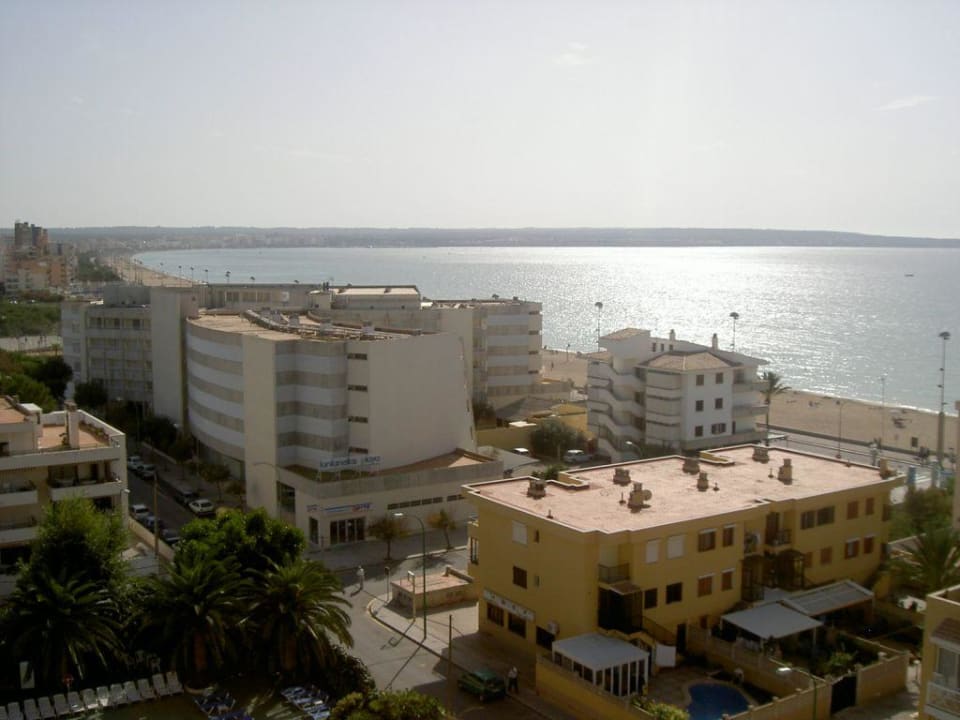 Blick vom  Nachbar Java Aparthotel Fontanellas Playa