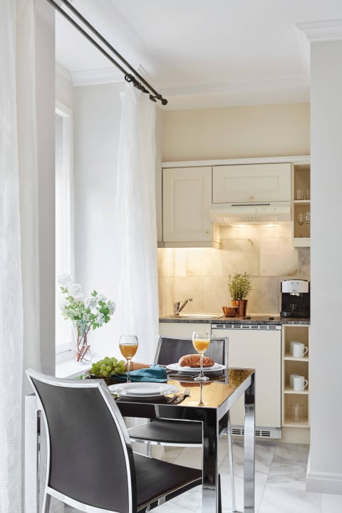 Schlafzimmer VISIONAPARTMENTS Zurich Albertstrasse