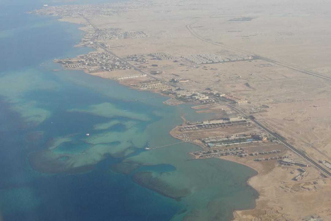 Das Hotel aus der Luft  Golden Beach Resort