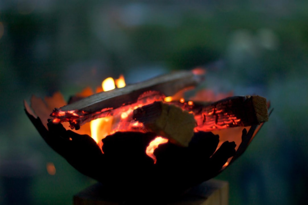 Abendstimmung im Garten Ferienwohnung Dorfweber