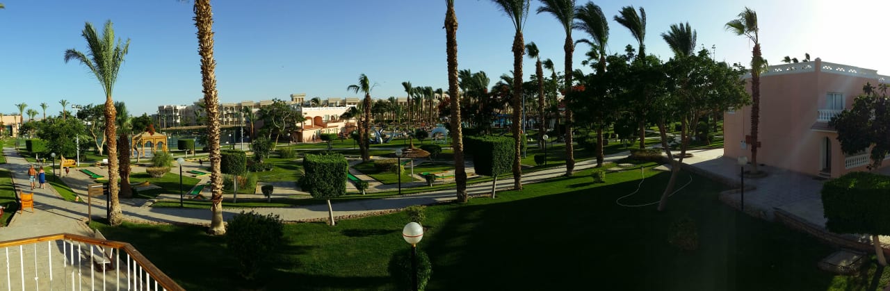 Výhled na bazény Beach Albatros Resort