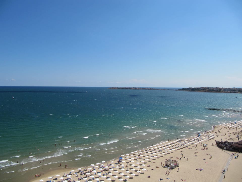 Blick nach Süden Richtung Nessebar Burgas Beach Hotel
