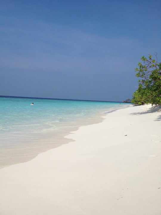 Sandstrand bei Ebbe Adaaran Select Meedhupparu Island Resort - Premium All Inclusive