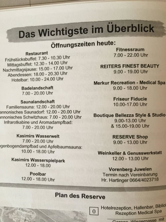 Übersicht Reiters Finest Family Hotel