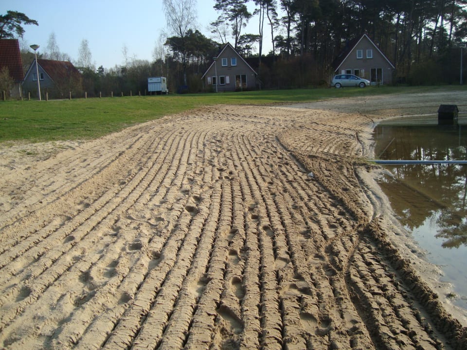 Seerand wurde gereinigt Ferienpark Landal Landgoed 't Loo