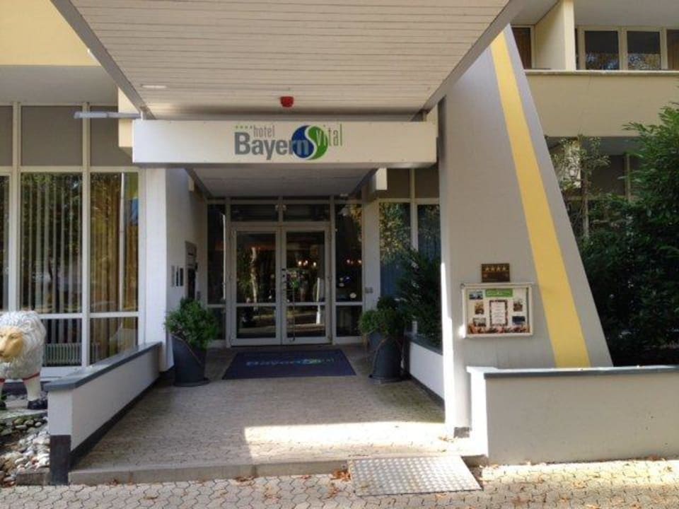 Eingangsberecih Hotel Bayern Vital