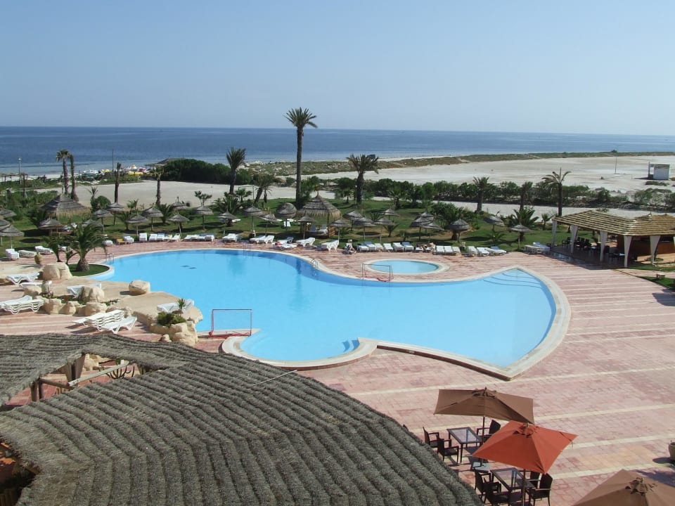 Skanes Serail widok z pokoju Skanes Serail Aquapark