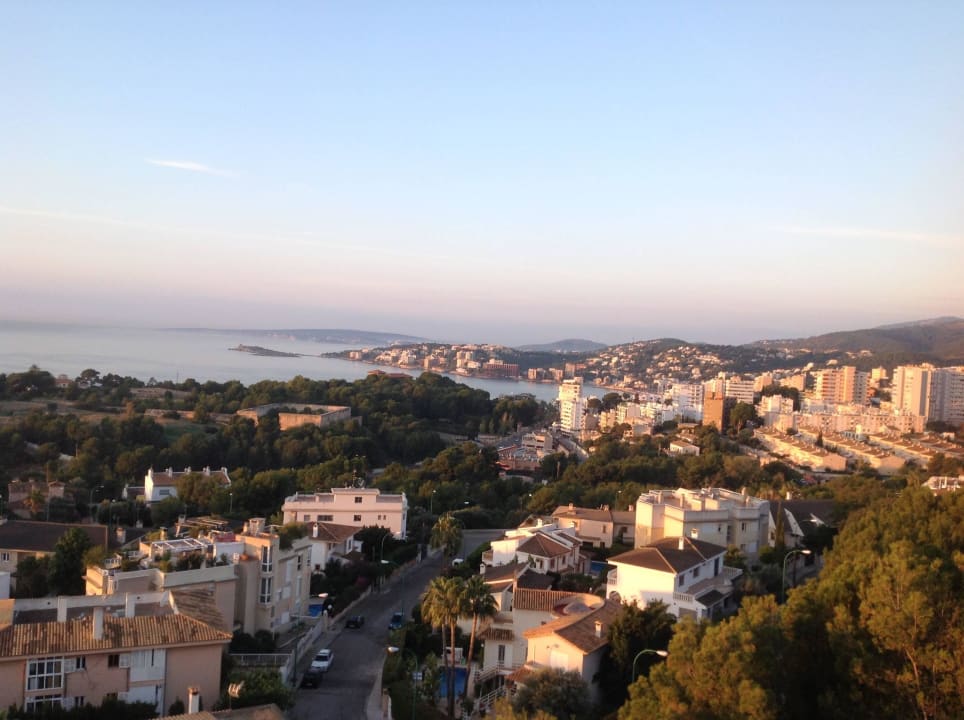 Blick vom Balkon GPRO Valparaiso Palace & Spa