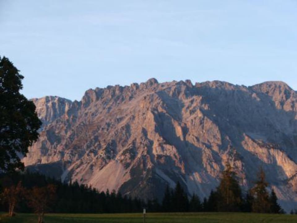 Blick auf die Berge vom Steirerhof aus Premium Wanderhotel Steirerhof