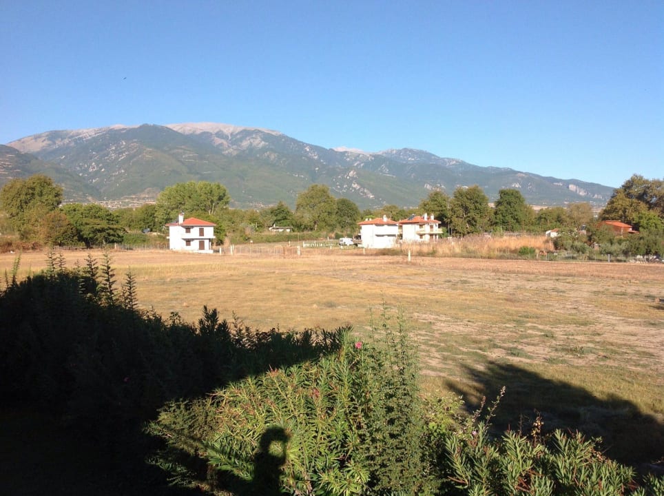 Blick von unserem Balkon auf den Olymp alltoura Club Hotel Poseidon Palace