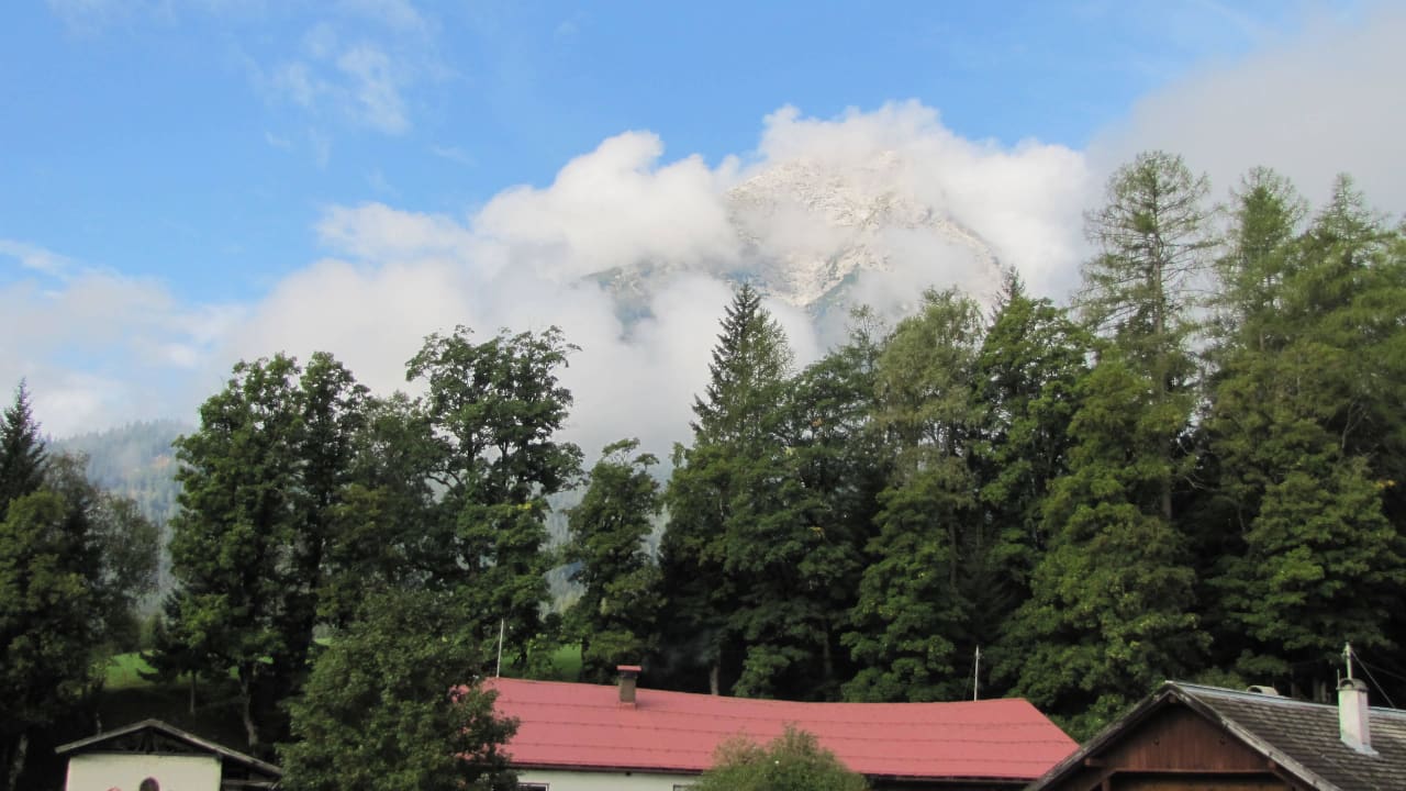Blick vom Balkon Bergidyll & Hotel Trofana