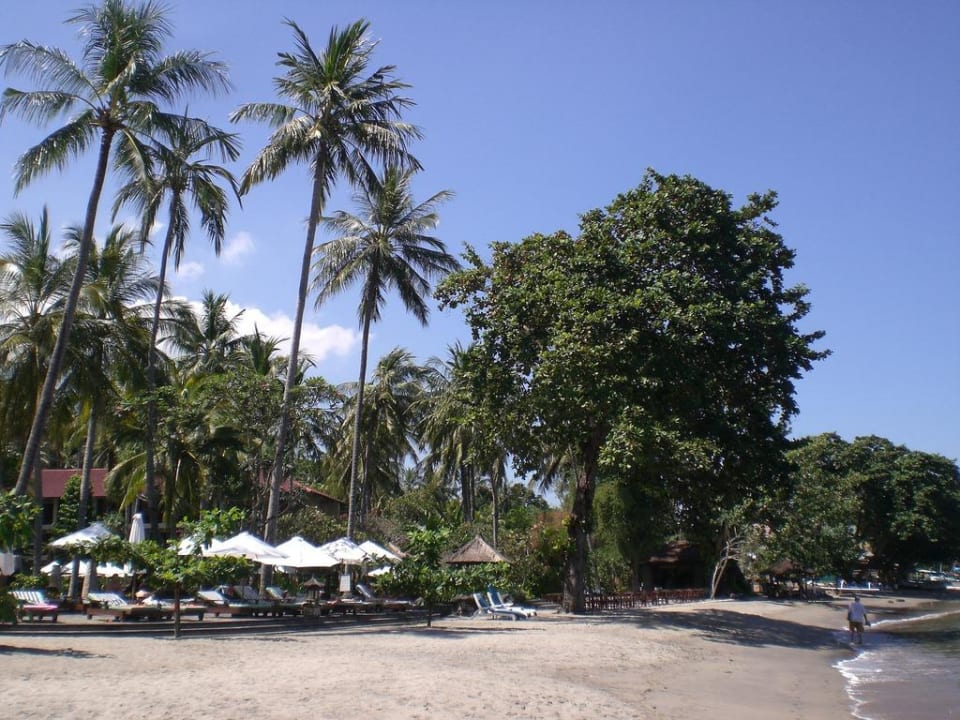 Strand - Blick nach links Hotel Sheraton Senggigi Lombok Beach Resort
