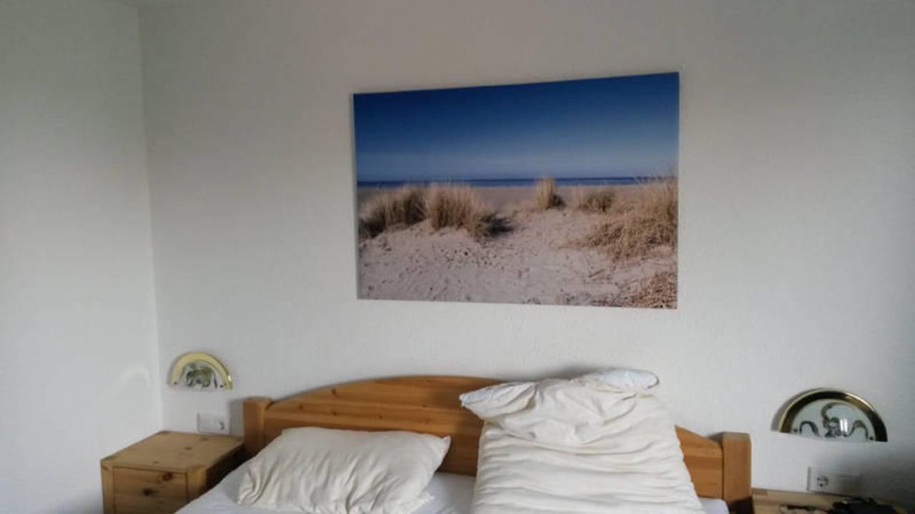 Ein Bett mit viel Geräusch. Pension Frisia