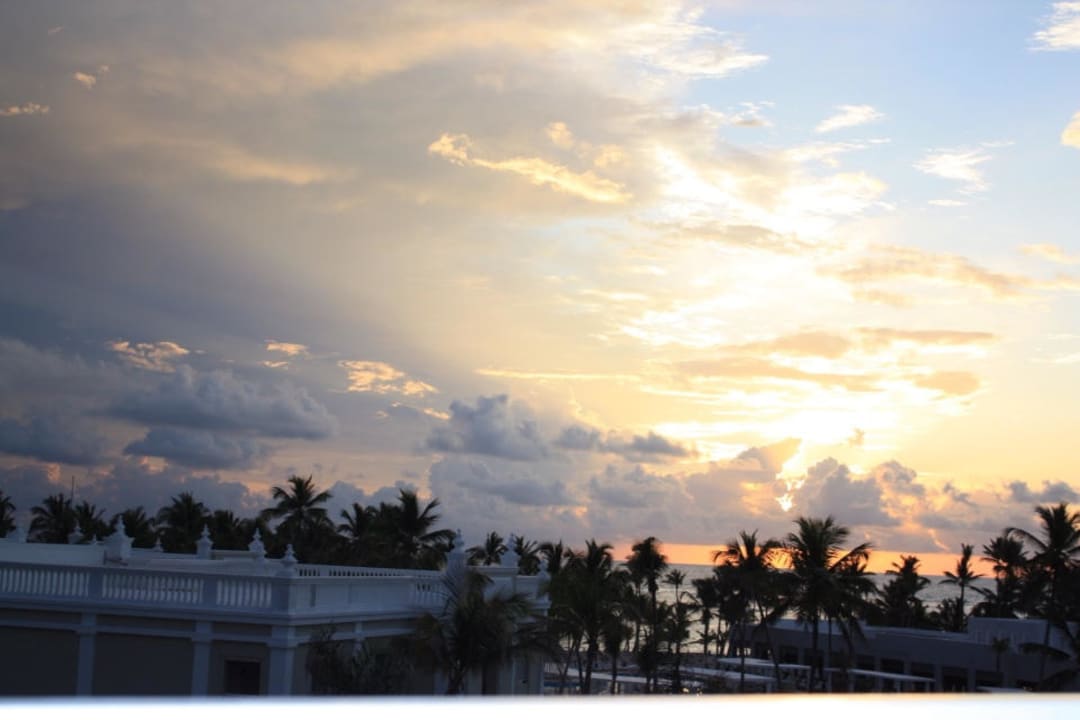 Ausblick Balkon Zimmer 3076 Hotel Riu Palace Bavaro