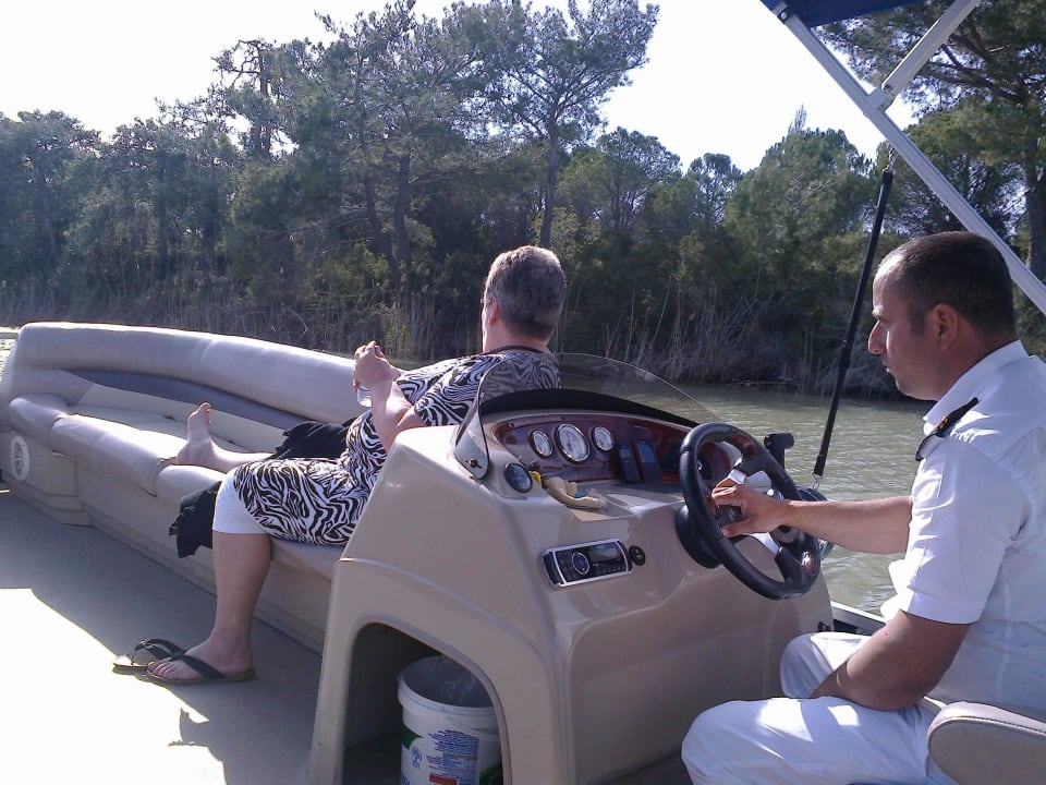 Hotelboot für Transport zum Strand Titanic Deluxe Golf Belek