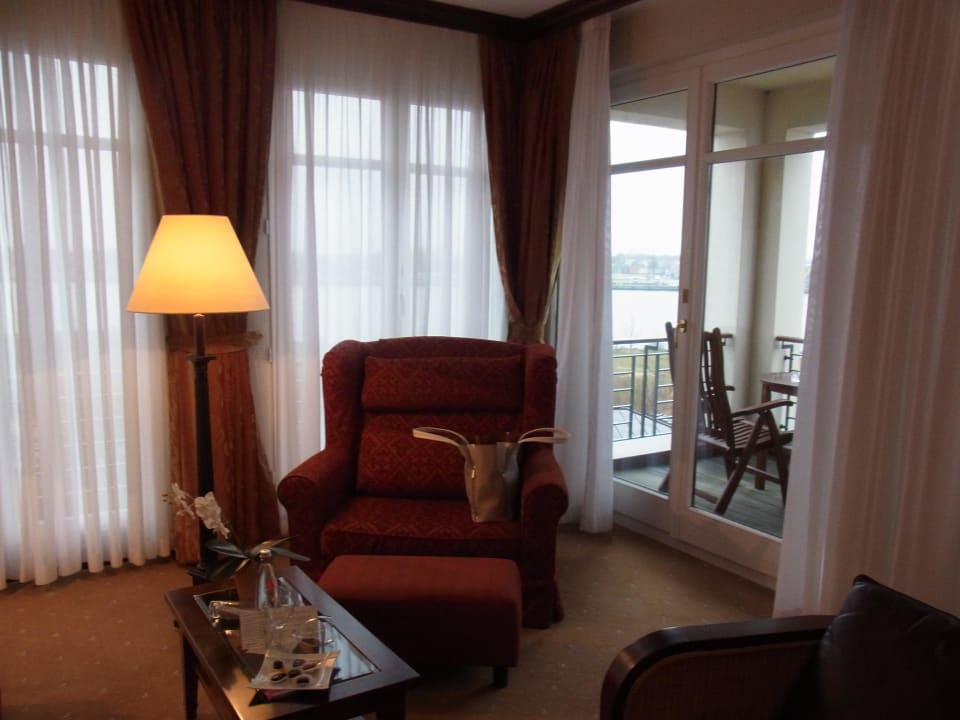 Blick vom Flur Hotel Yachthafenresidenz Hohe Düne