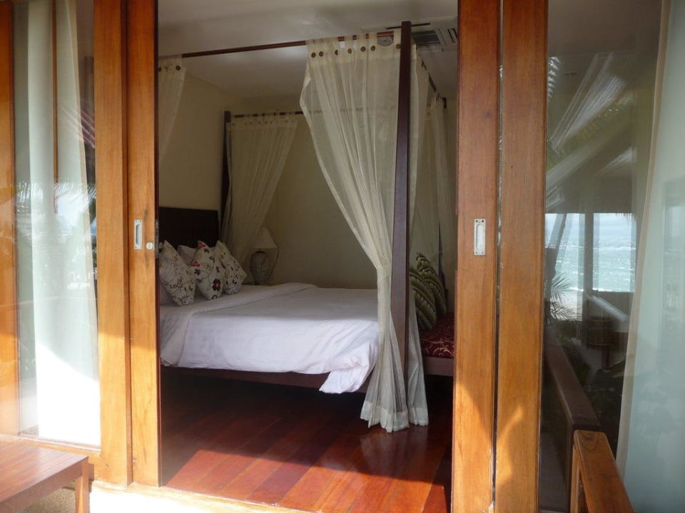 Blick von der Terrasse des VIP Bungalows Long Bay Resort Koh Phangan